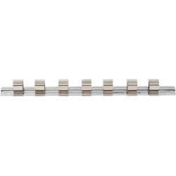Rail pour douilles 7 clips | 12,5 mm (1/2")
