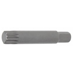 Embout | longueur 75 mm | 10 mm (3/8") | denture multiple intérieure (pour XZN) M14