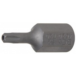 Embout | longueur 30 mm | 10 mm (3/8") | profil T (pour Torx) avec perçage T20