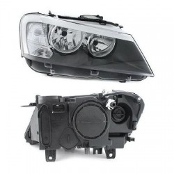 Optique avant droit électrique pour ampoules H7+H7+PY21W+W5W OE: 63127217288 BMW X3 (F25) de 2010 à 2014
