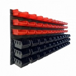 Cadre, boîte de rangement 475x272x15mm 36 casiers (160x102x75), 36 casiers (100x100x50)