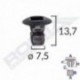 10 Clips fixation des pare-chocs Skoda Octavia II OE N90833801