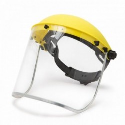 Masque de protection bouclier en plexiglas