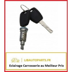 Serrure de porte Fiat Punto Evo 2009 à 2012 avec 2 clés