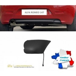 Cache de dispositif d'attelage pour Pare-chocs arrière OE: 156075100 Alfa Romeo 147 (937) de 2004 à 2010