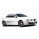 Verre chauffant Asphérique et Chromé avec Fixation pour Rétroviseur gauche OE: 71717906 Alfa Romeo GT (937) de 2003 à 2010