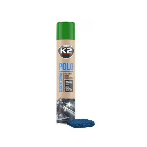 K2 POLO + MICROFIBRE spray 750 ML entretien du tableau de bord parfum pin
