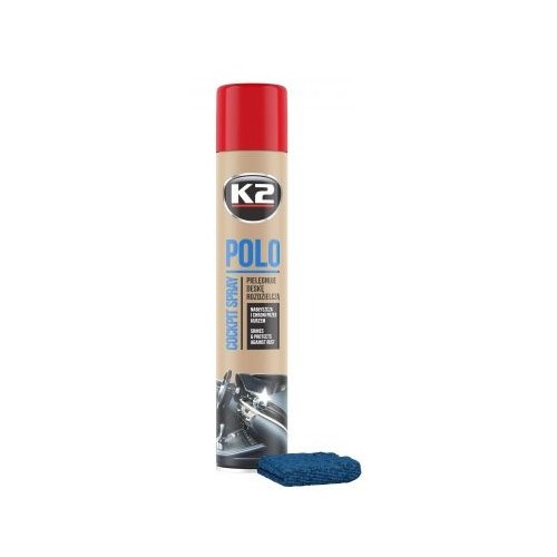 K2 POLO + MICROFIBRE spray 750 ML entretien du tableau de bord parfum Cherry