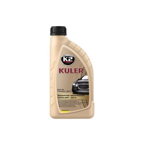 K2 KULER LONG LIFE 1L Liquide de refroidissement jaune -35C Antigel