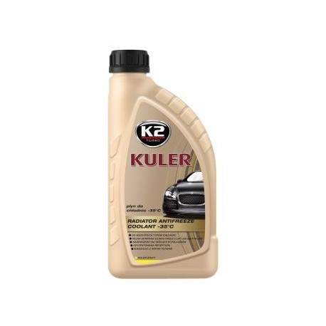 K2 KULER LONG LIFE 1L Liquide de refroidissement jaune -35C Antigel