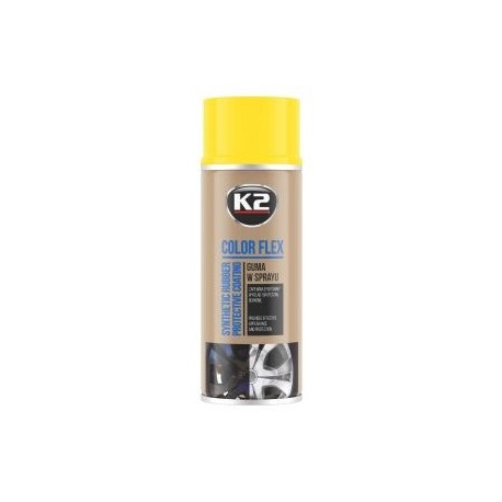 K2 Color Flex bombe peinture-film jantes couleur jaune 400ml